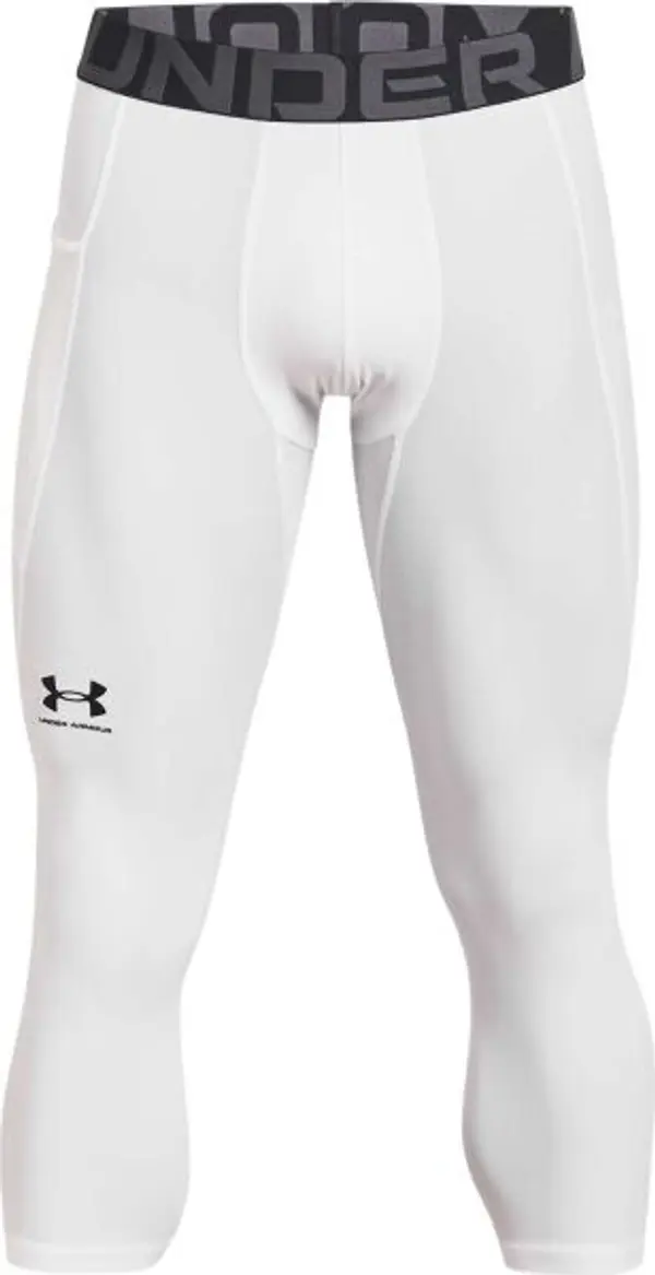 Under Armour Under Armour HG ARMOUR 3/4 LEGGING Мъжки 3/4 клин  за бягане, бяло, размер