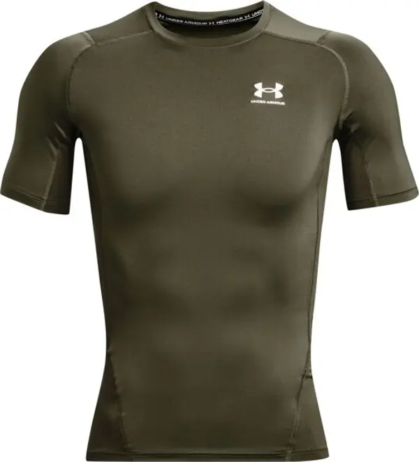 Under Armour Under Armour HG ARMOUR COMP SS Мъжка тениска, khaki, размер