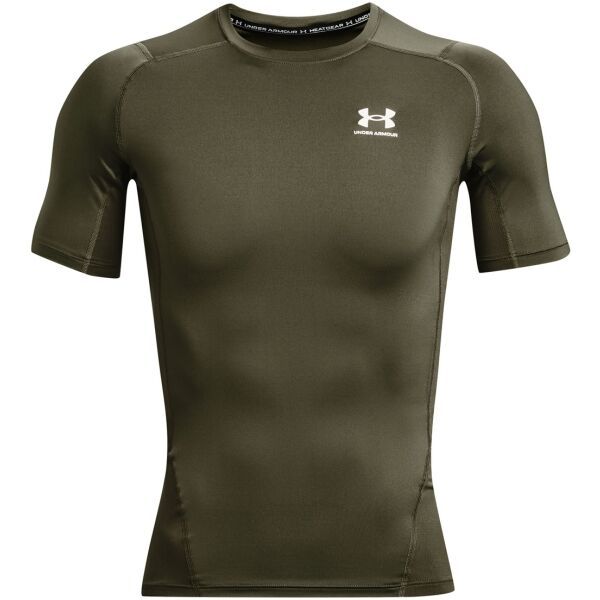 Under Armour Under Armour HG ARMOUR COMP SS Мъжка тениска, khaki, размер