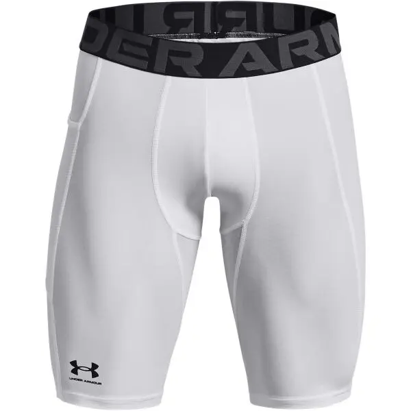 Under Armour Under Armour HG ARMOUR LONG SHORTS Мъжки компресиращи къси панталони, бяло, размер L
