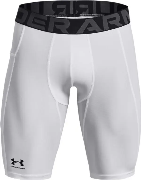 Under Armour Under Armour HG ARMOUR LONG SHORTS Мъжки компресиращи къси панталони, бяло, размер S