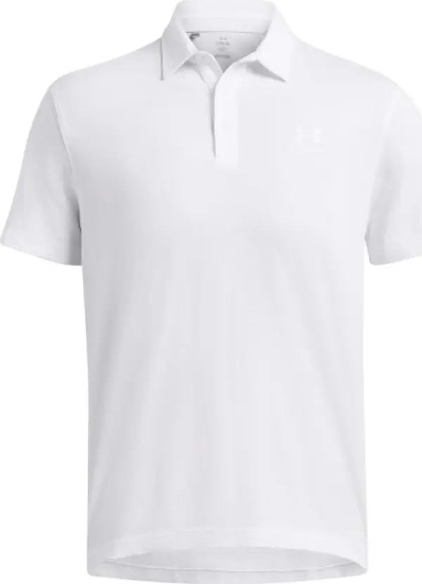 Under Armour Under Armour ICON Мъжка поло тениска, бяло, размер