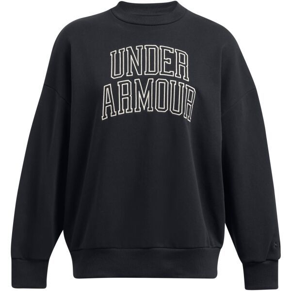 Under Armour Under Armour ICON TERRY CREW Дамски суитшърт, черно, размер