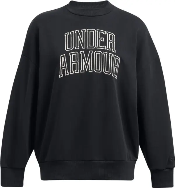 Under Armour Under Armour ICON TERRY CREW Дамски суитшърт, черно, размер S