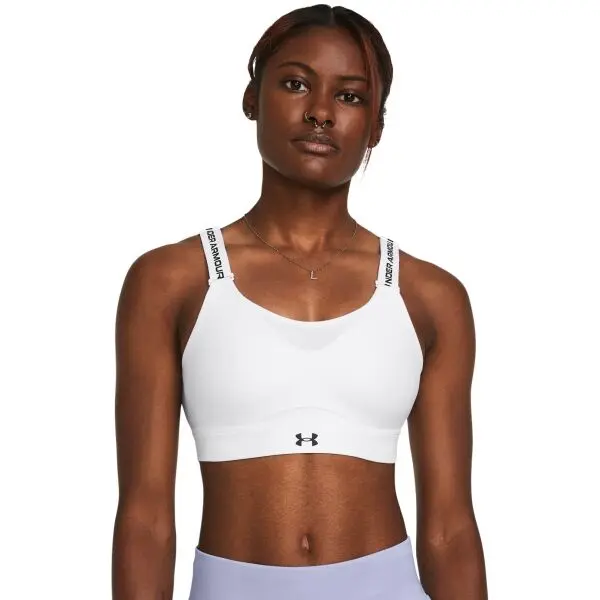 Under Armour Under Armour INFINITY HIGH 2.0 Дамско бюстие, бяло, размер S A-C