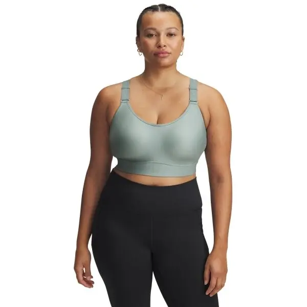 Under Armour Under Armour INFINITY MID 2.0 Дамско бюстие, светло-зелено, размер