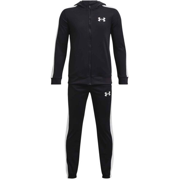 Under Armour Under Armour KNIT HOODED TRACK SUIT Спортен комплект за момчета, черно, размер