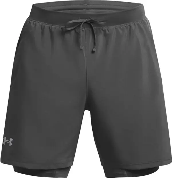 Under Armour Under Armour LAUNCH 7'' Мъжки къси панталонки, сиво, размер