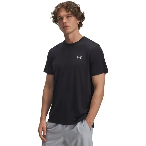 Under Armour Under Armour LAUNCH CAMO Мъжка тениска, черно, размер L