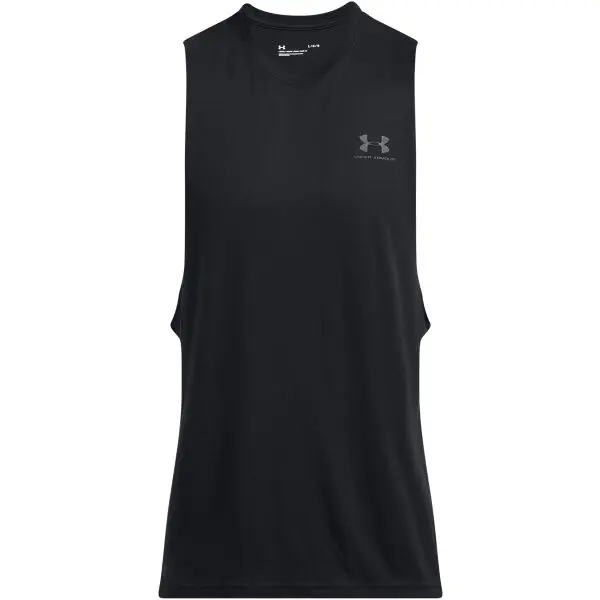 Under Armour Under Armour LEFT CHEST CUT OFF Мъжки потник, черно, размер
