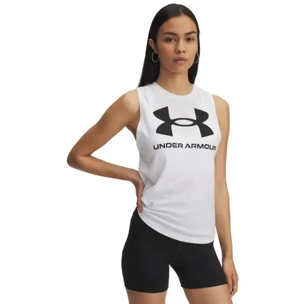 Under Armour Under Armour LIVE SPORTSTYLE Дамски потник, бяло, размер M