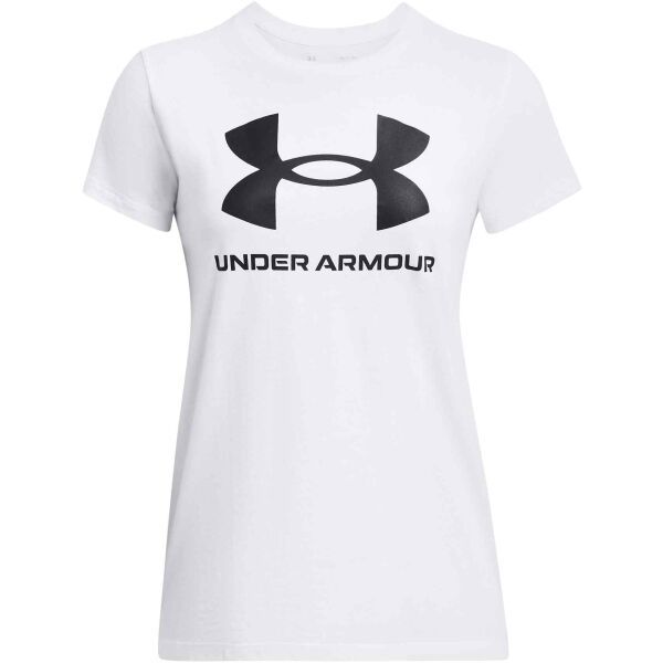 Under Armour Under Armour LIVE SPORTSTYLE GRAPHIC SS Дамска тениска, бяло, размер