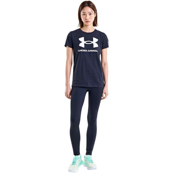 Under Armour Under Armour LIVE SPORTSTYLE GRAPHIC SS Дамска тениска, черно, размер