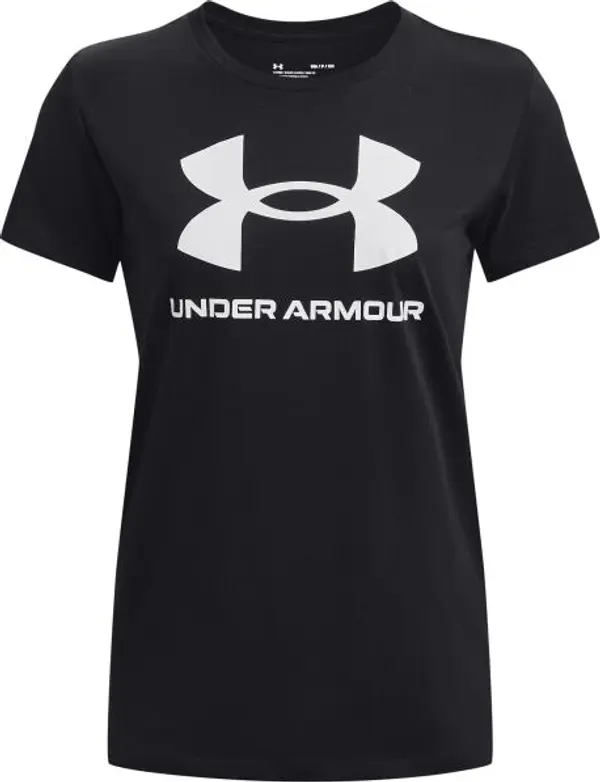 Under Armour Under Armour LIVE SPORTSTYLE GRAPHIC SS Дамска тениска, черно, размер