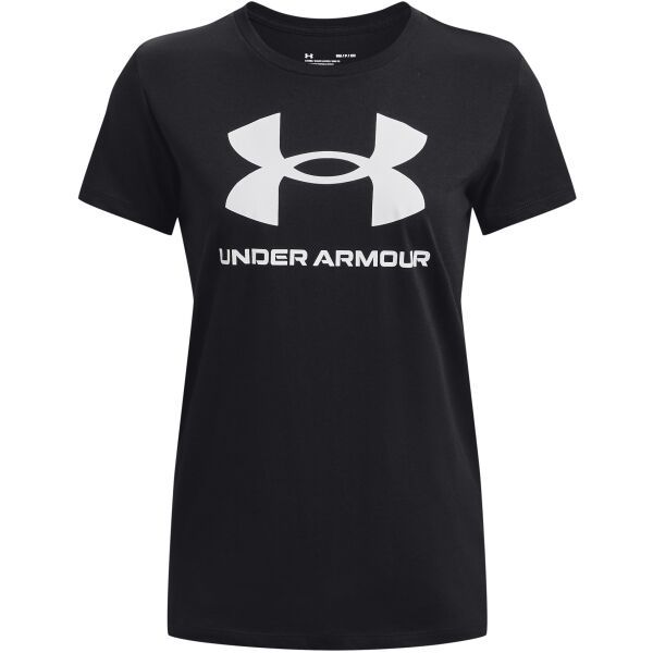 Under Armour Under Armour LIVE SPORTSTYLE GRAPHIC SS Дамска тениска, черно, размер