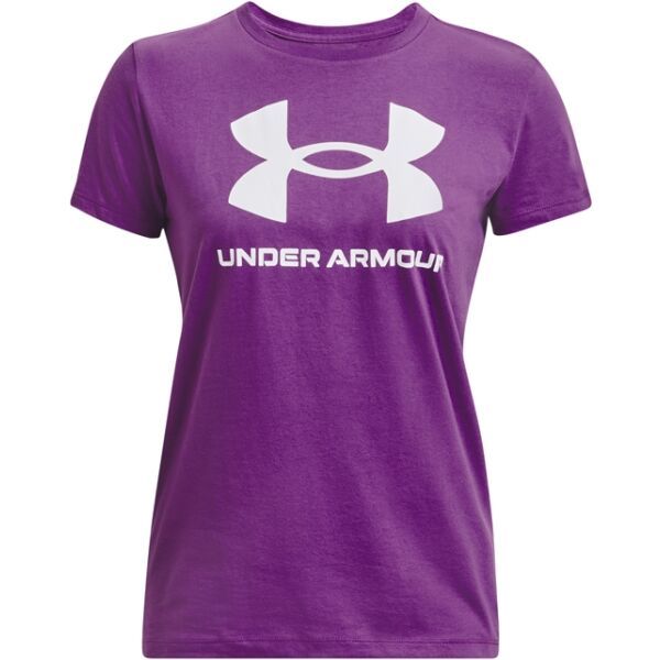 Under Armour Under Armour LIVE SPORTSTYLE GRAPHIC SS Дамска тениска, лилаво, размер