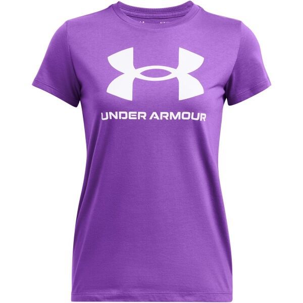 Under Armour Under Armour LIVE SPORTSTYLE GRAPHIC SS Дамска тениска, лилаво, размер