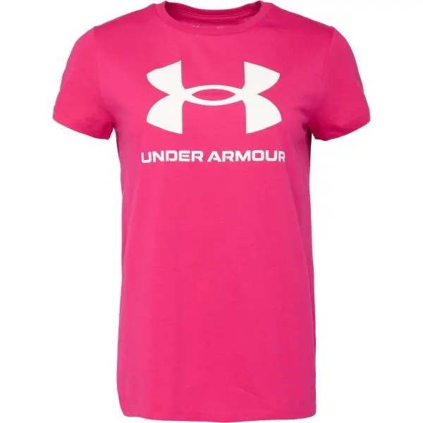 Under Armour Under Armour LIVE SPORTSTYLE GRAPHIC SS Дамска тениска, розово, размер