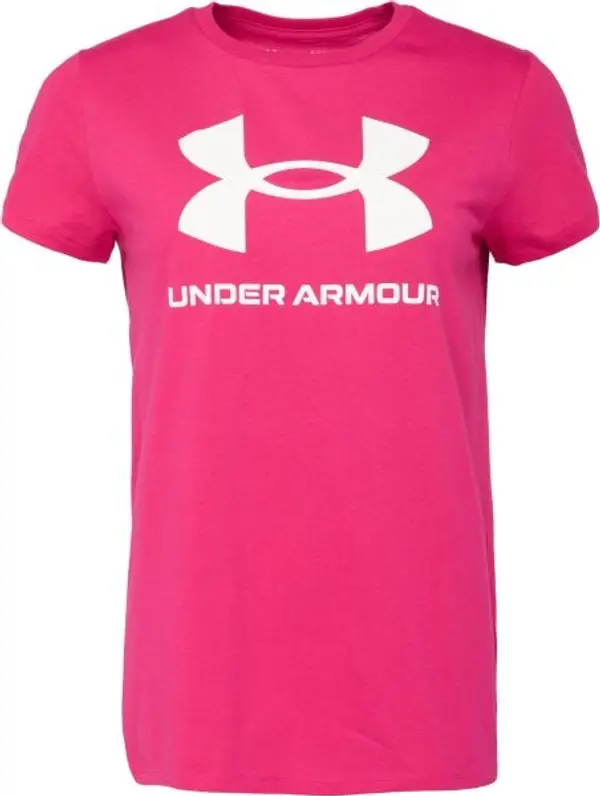 Under Armour Under Armour LIVE SPORTSTYLE GRAPHIC SS Дамска тениска, розово, размер L