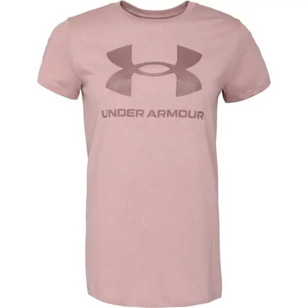 Under Armour Under Armour LIVE SPORTSTYLE GRAPHIC SS Дамска тениска, розово, размер