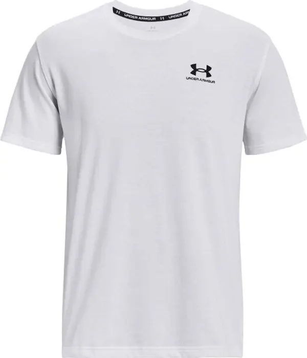 Under Armour Under Armour LOGO EMB HEAVYWEIGHT Мъжка тениска, бяло, размер M