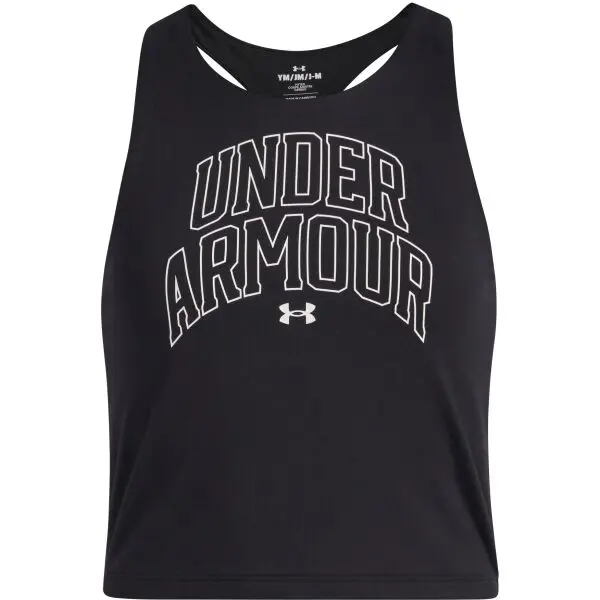 Under Armour Under Armour MOTION BRANDED TANK Момичешки потник, черно, размер XS