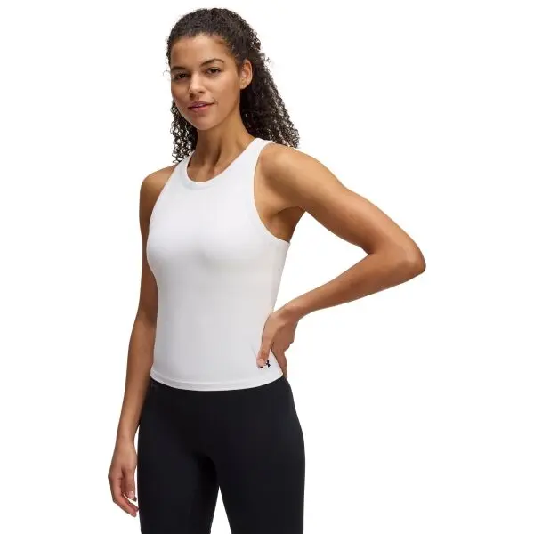 Under Armour Under Armour MOTION HIGH NECK TANK Дамски потник, бяло, размер
