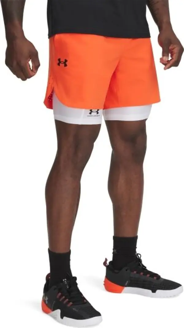 Under Armour Under Armour PEAK Мъжки тренировъчни къси панталони, оранжево, размер M