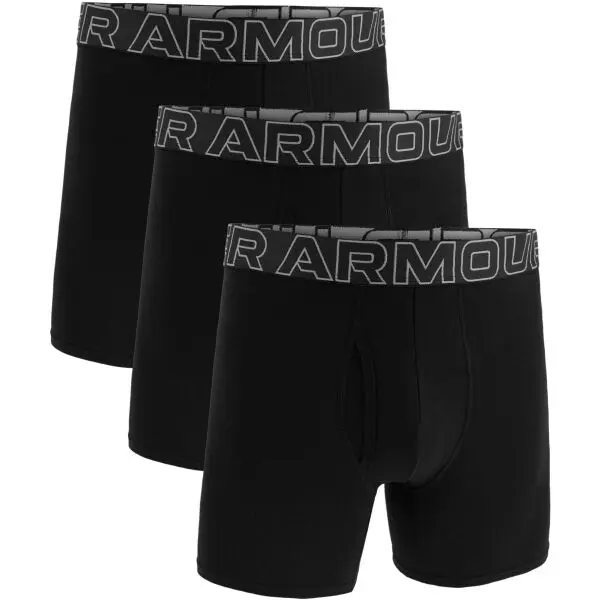 Under Armour Under Armour PERF COTTON Мъжки боксерки, черно, размер S