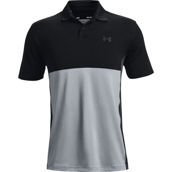 Under Armour Under Armour PERFORMANCE BLOCKED POLO Мъжка тениска с яка за голф, черно, размер
