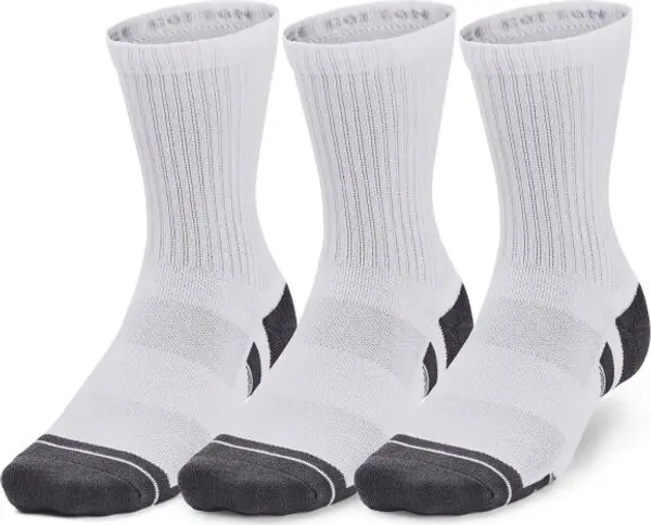 Under Armour Under Armour PERFORMANCE COTTON 3P MID Универсални чорапи, бяло, размер L