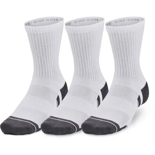 Under Armour Under Armour PERFORMANCE COTTON 3P MID Универсални чорапи, бяло, размер M
