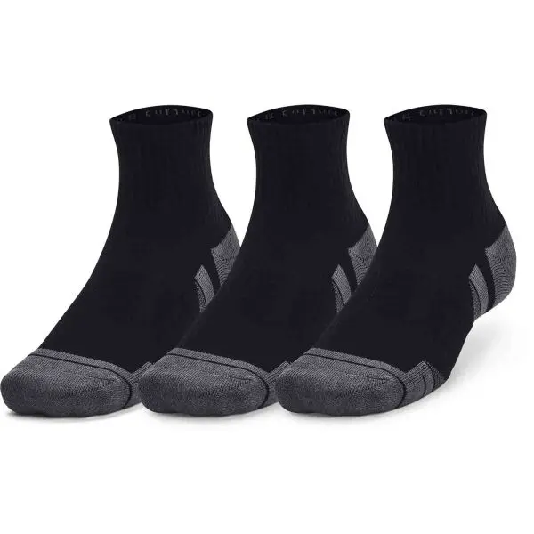 Under Armour Under Armour PERFORMANCE COTTON 3PK QTR Детски чорапи, черно, размер M