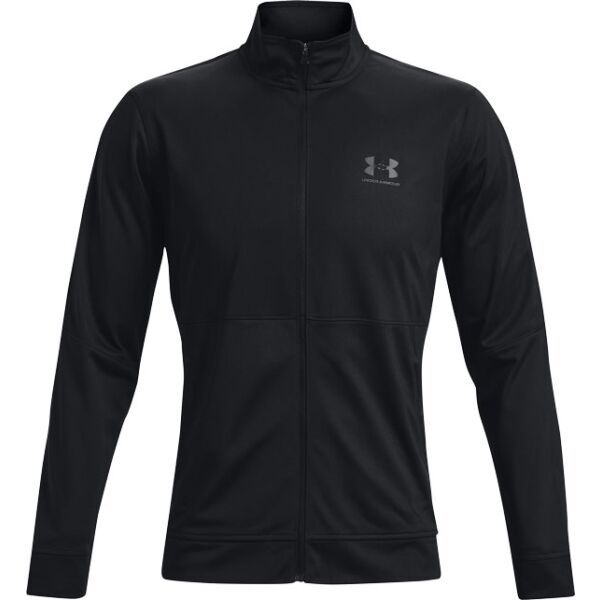 Under Armour Under Armour PIQUE TRACK JACKET Мъжки суитшърт за тренировки, черно, размер