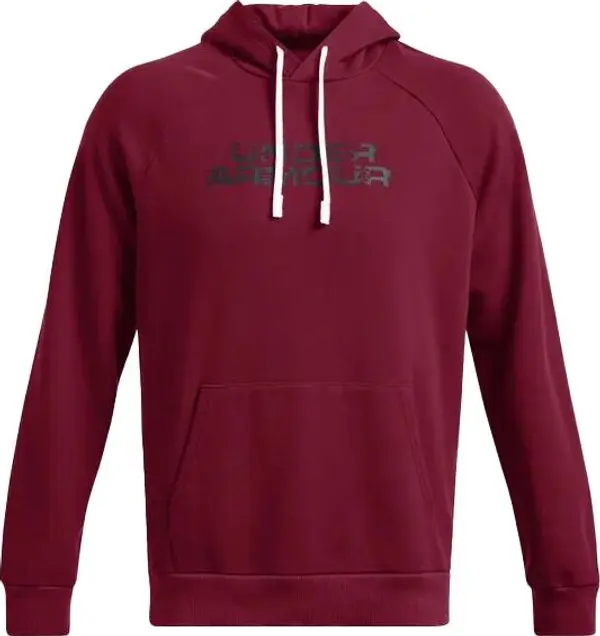 Under Armour Under Armour RIVAL FLC TXTR CG Мъжки суитшърт, винен, размер