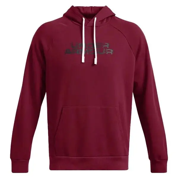 Under Armour Under Armour RIVAL FLC TXTR CG Мъжки суитшърт, винен, размер