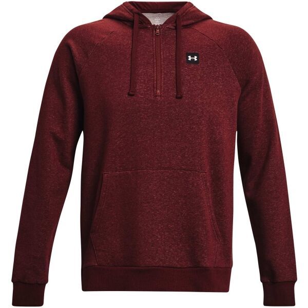 Under Armour Under Armour RIVAL FLEECE 1/2ZIP HD Мъжки суитшърт, винен, размер