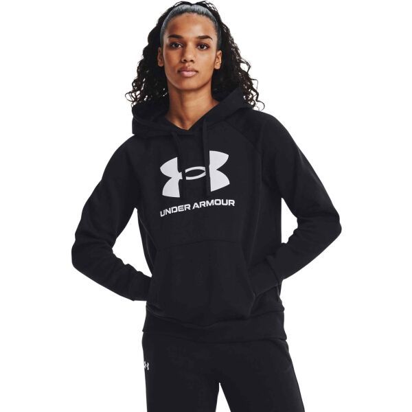 Under Armour Under Armour RIVAL FLEECE BIG LOGO Дамски суитшърт, черно, размер