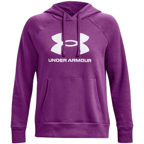 Under Armour Under Armour RIVAL FLEECE BIG LOGO Дамски суитшърт, лилаво, размер