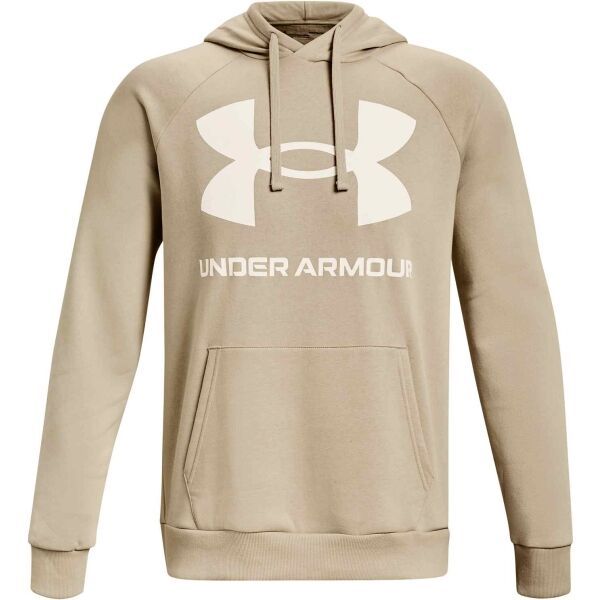 Under Armour Under Armour RIVAL FLEECE BIG LOGO HD Мъжки суитшърт, бежово, размер