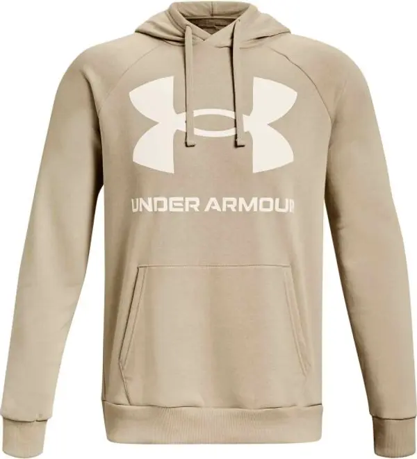 Under Armour Under Armour RIVAL FLEECE BIG LOGO HD Мъжки суитшърт, бежово, размер S