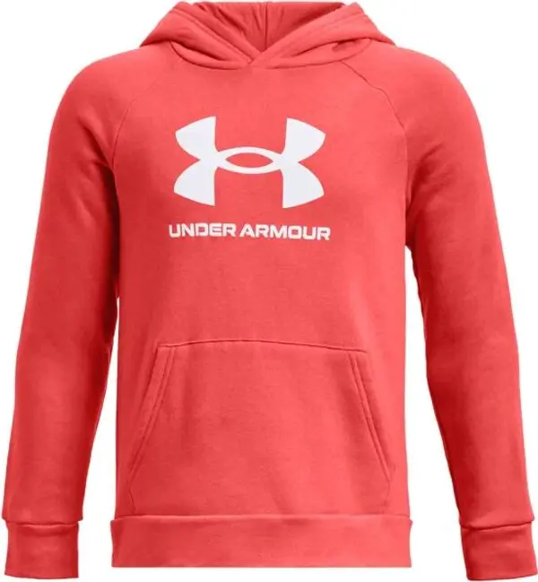 Under Armour Under Armour RIVAL FLEECE BL HOODIE Суитшърт за момчета, червено, размер XS