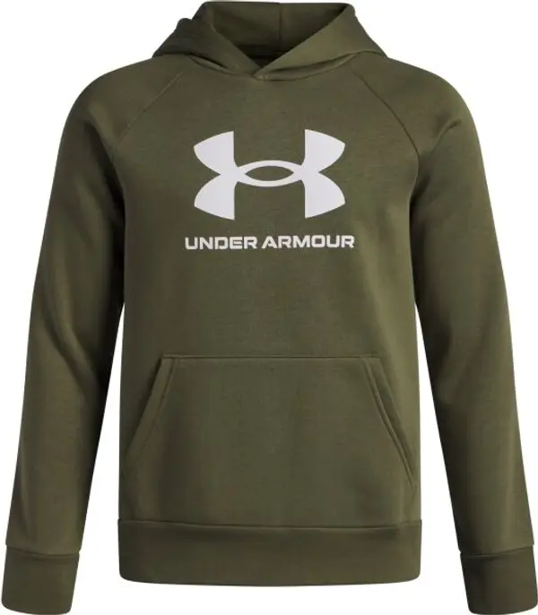 Under Armour Under Armour RIVAL FLEECE BL HOODIE Суитшърт за момчета, khaki, размер L