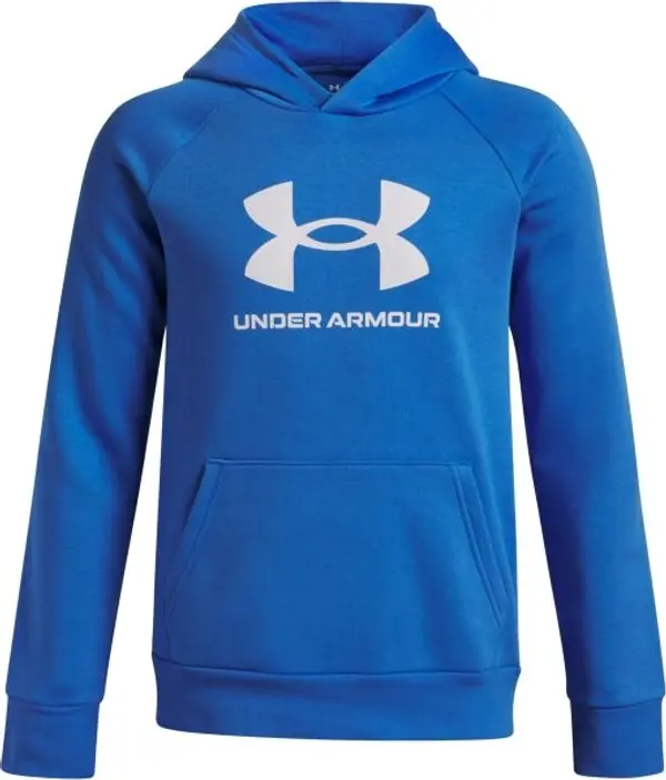 Under Armour Under Armour RIVAL FLEECE BL HOODIE Суитшърт за момчета, синьо, размер XS