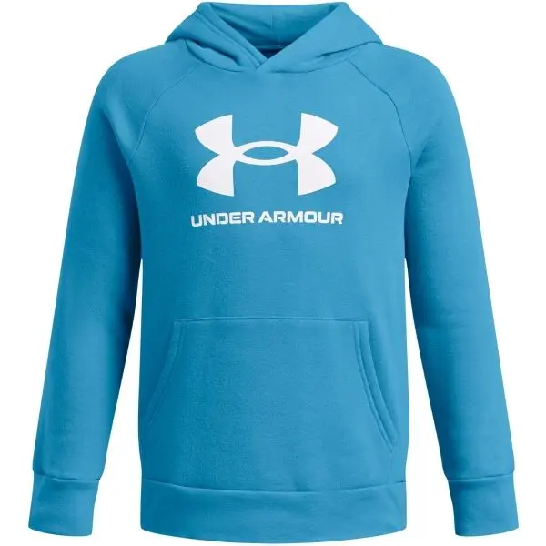 Under Armour Under Armour RIVAL FLEECE BL HOODIE Суитшърт за момчета, светлосиньо, размер XL