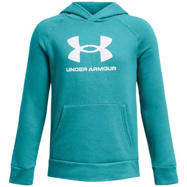 Under Armour Under Armour RIVAL FLEECE BL HOODIE Суитшърт за момчета, тюркоазено, размер