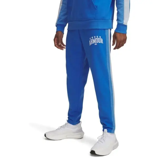 Under Armour Under Armour RIVAL FLEECE COLORBLOCK Мъжки спортен панталон, синьо, размер M