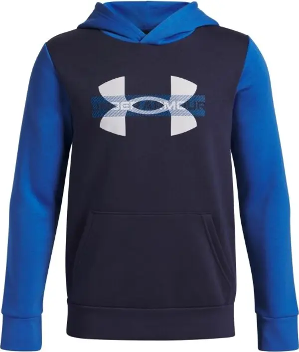 Under Armour Under Armour RIVAL FLEECE COLORBLOCK Суитшърт за момчета, тъмносин, размер XL