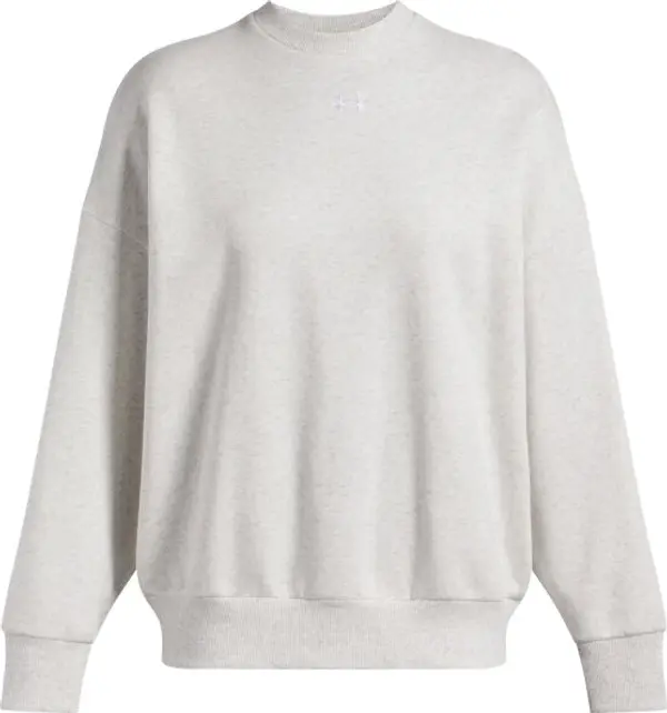 Under Armour Under Armour RIVAL FLEECE CREW Дамски суитшърт, сиво, размер M