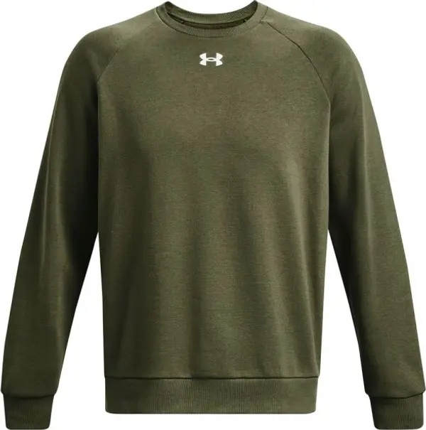 Under Armour Under Armour RIVAL FLEECE CREW Мъжки суитшърт, khaki, размер M